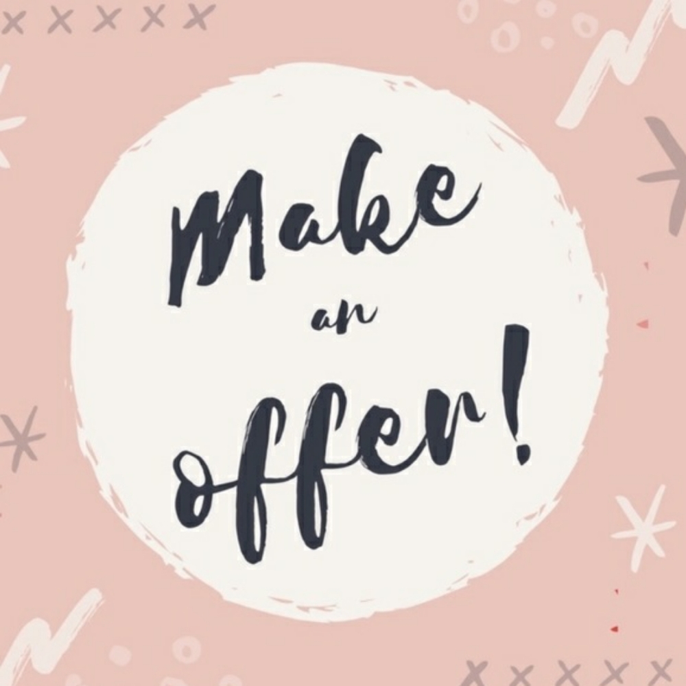 I accept reasonable offers!